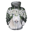 3D All Over Printed Dairy Cattle Beautiful Art Shirts and Shorts