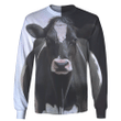 3D All Over Print Cow Clothes <Black>