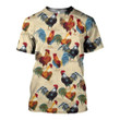 3D All Over Printed Chicken Farming Clothes
