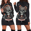All Over Printed Native Blood Hoodie Dress
