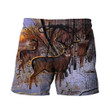 3D All Over Printed Deer Art Shirts and Shorts