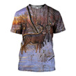 3D All Over Printed Deer Art Shirts and Shorts