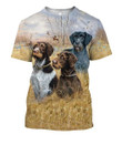 All Over Printed Great Hunting Dog Shirts