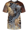 3D All Over Print Lovely Zebra Shirt