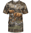 3D All Over Print Deer Hunting Shirt