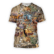 3D All Over Printed Deer camo Shirts