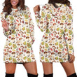 All Over Printing Many Premium Mushroom Hoodie Dress