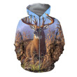 3D All Over Printed Deer Clothes