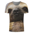 3D All Over Print Sloth Face Shirt