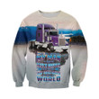 3D All Over Printed Truck Shirt