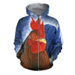3D All Over Printed Chickens art Shirts