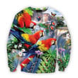All Over Printed Parrots Shirts H405