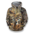 3D All Over Printed Love Hunting Camo Hoodie