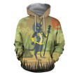 3D All Over Print Anubis Paganism Hoodie