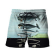 3D All Over Printed Vintage Whales Shirts And Shorts