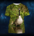 3D All Over Printed Goose T-shirt Hoodie