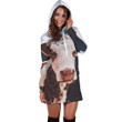 Cow Kids Hoodie Dress