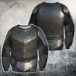 3D All Over Printed Knight Medieval Armor Tops