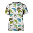 3D All Over Printed Chameleons of the World Shirts