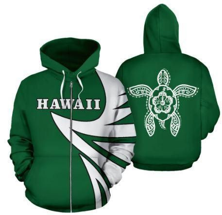 Hawaii Turtle Hoodie - Warrior Style J9
