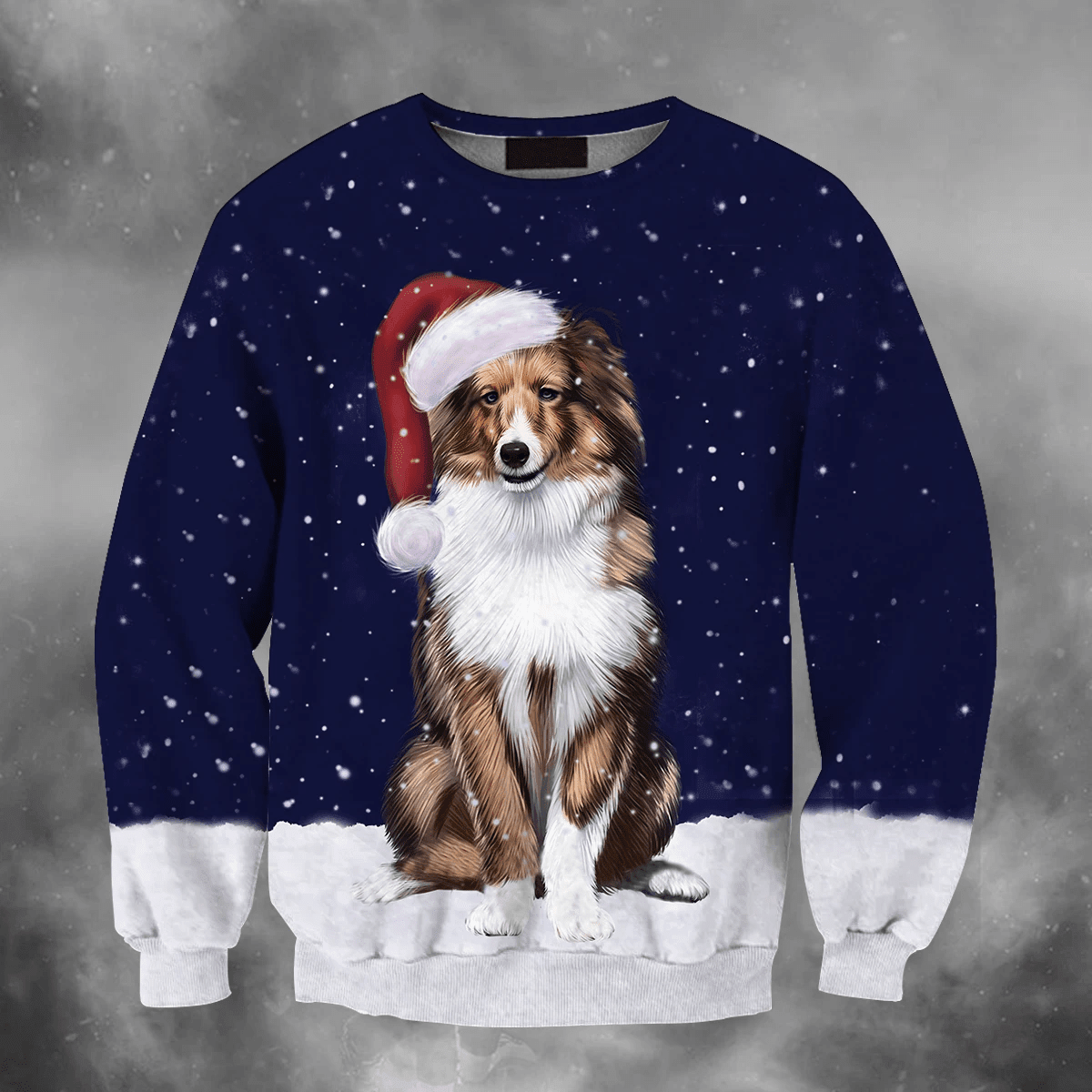 3D All Over Print Dog Christmas 1