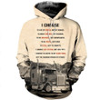 3D All Over Printed I choose to live by choice Trucker Shirts and Shorts