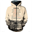 3D All Over Printed I choose to live by choice Trucker Shirts and Shorts