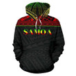 Samoa All Over Hoodie - Reggae Color Version - BN01