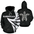 Hawaiian Turtle Polynesian Hoodie - Warrior Style J9