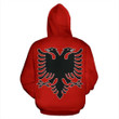 Albania Flag Hoodie - Warrior NNK 1122