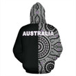 3D All Over Printed Australia Hoodie The Half Aboriginal PL128