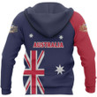 Australia Hoodie Flag Coat Of Arms - Sport Style