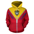 Colombia Hoodie With Straight Zipper Style