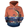 Fishing Australia All Over Print Hoodie - NNK1425