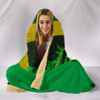 Jamaica - Jamaican Lion Hooded Blanket A7