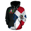 Dominican Republic Special Grunge Flag Pullover Hoodie NVD1297