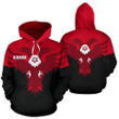 Albania All Over Hoodie Eagle With Flag NNK 1134