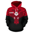 Albania All Over Hoodie Eagle With Flag NNK 1134