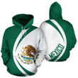 Mexico Coat Of Arms Hoodie - Circle Style