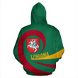 Lithuania Hoodie Coat Of Arms Roll Into My Heart 02