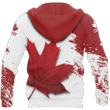 Canada Maple Leaf - Athletic Spirit Red Edition Pullover Hoodie PL