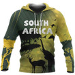 3D All Over Printed South Africa Animal Hoodie PL120