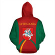 Lithuania Hoodie Coat Of Arms - Sports Style