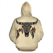 Native American Dreamcatcher Bison Feather All Over Hoodie NVD1308