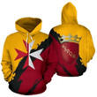 Italy Hoodie - Roma Special with Maltese Cross