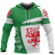 Wales Sport Hoodie - Premium Style NVD1053