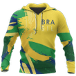 Brasil Athletic Spirit Pullover Hoodie