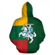 Lithuania Hoodie Flag Half