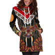 Crow Australia Aboriginal Hoodie Dress