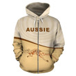 Aussie Kangaroo™ Zip-Up Hoodie-NNK1496